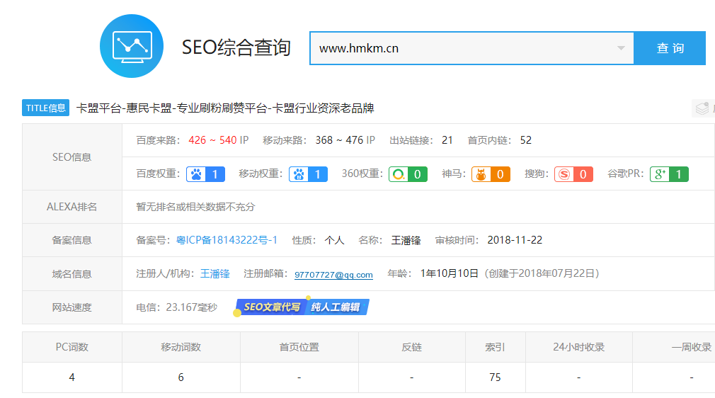 惠民ka盟平台怎么样？其网站数据分析